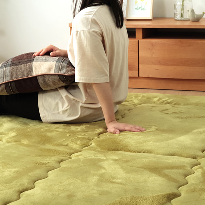 スムース F敷 (I) 国産固綿40mm使用フランネル生地ふっくら敷