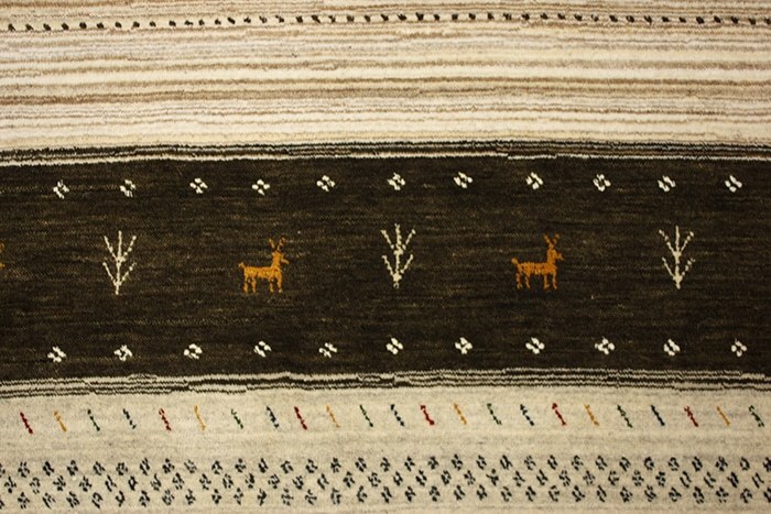 ギャベ ギャッベ GABBEH インドギャベ 絨毯 ラグマット ウール 100