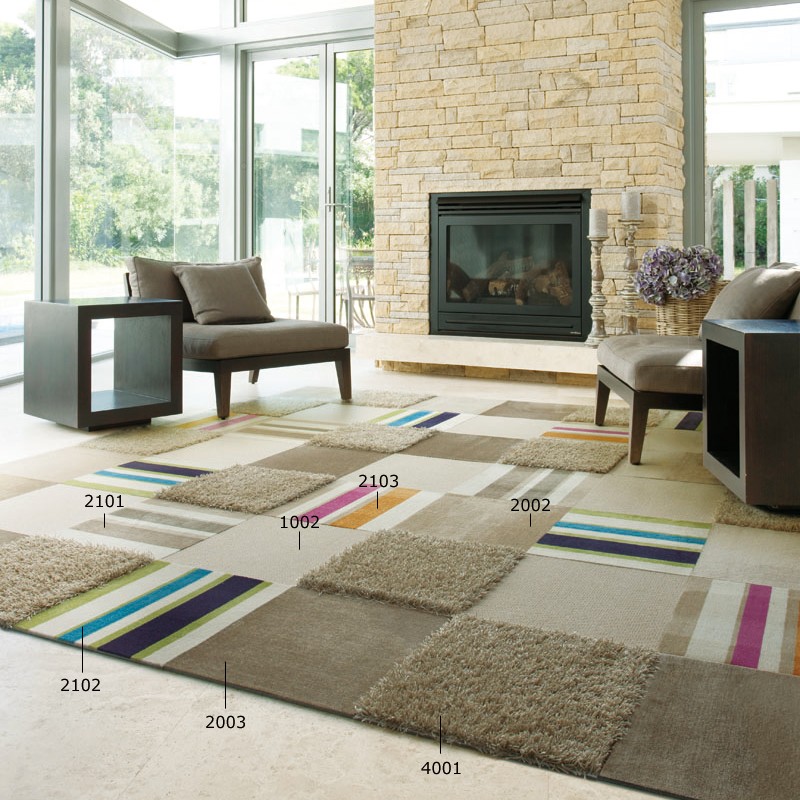 Risa様 スミノエ タイルカーペット リップル 約50×50cm 10枚入り 防炎ラグ R