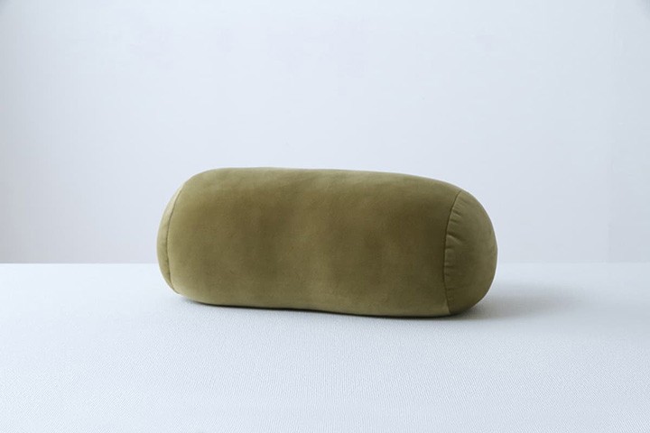 クッション もちもち ふんわり マイクロ綿 筒型 円形 抱き枕 足枕 シンプル 直径約20cm×長さ...