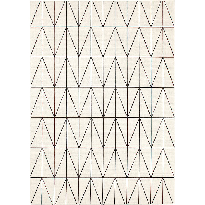 幾何柄ラグマット prevell プレーベル ネオ 約 133×195cm ホットカーペット対応 輸入 シンプル 四角形 長方形 北欧 ウィルトン織 ラグ カーペット 絨毯｜youai｜02