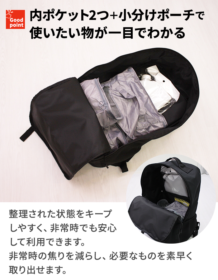 防災セット 一人用 防災グッズ 防災リュック 防災バッグ 避難リュック