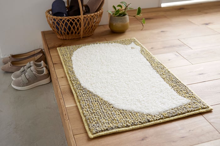 スミノエ 洗える 玄関マット マット 北欧 ラグ おしゃれ