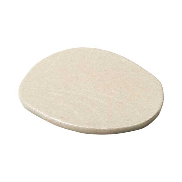 陶器 赤津焼 板皿 小 10.8x9xH0.7cm : 天然素材の雑貨ようび堂Yahoo!店