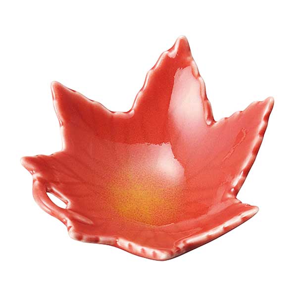 陶器 新 もみじ型 珍味入 7x6xH3.5cm : 天然素材の雑貨ようび堂Yahoo