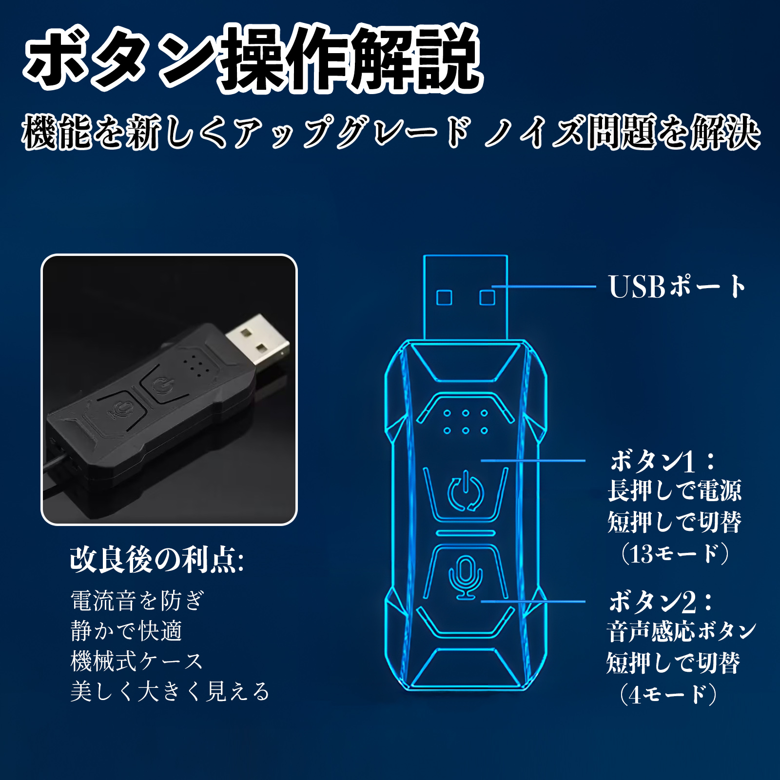 スズキ キャリイトラック RGB アンビエントライト 車内ライト EL ルームランプ フットランプ USB式 雰囲気 YouCar |  | 08