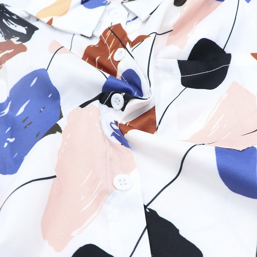 ブラウス シャツ PRINT SHIRT/総柄プリントシャツ レディース 楽天市場】柄シャツ シャツ レディース トップス ブラウス 長袖