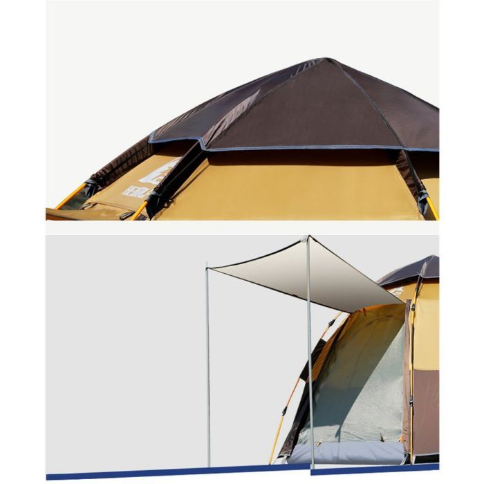 テント ワンタッチ ポップアップ キャンプ 簡易テント 防風防雨 ビーチテント テント 5-8人用 防水 サンシェード アウトドア 日除け ピクニック  花見