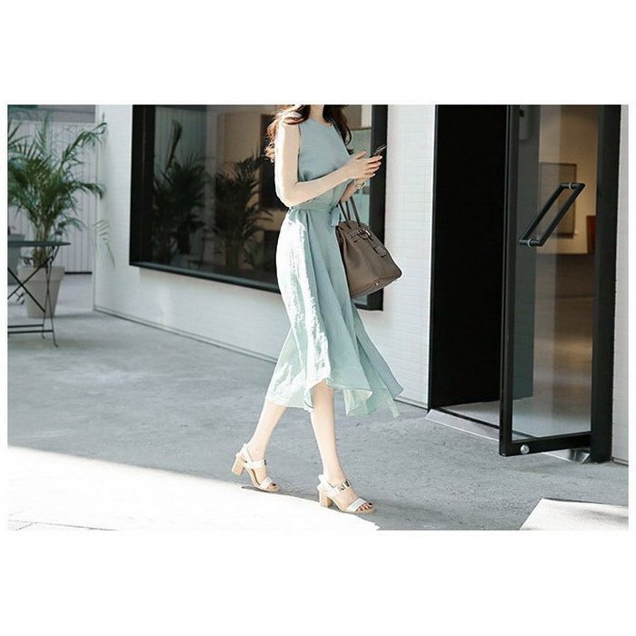 リネン ワンピース ノースリーブ マキシワンピース リネン 夏 綿麻 リネン混 無地 袖なし タンクトップ ミモレ丈 スリット 30代 40代 50代 春夏 ひざ丈 ひざ下 Cuoz0ldvlq トップス Www Lecascate It