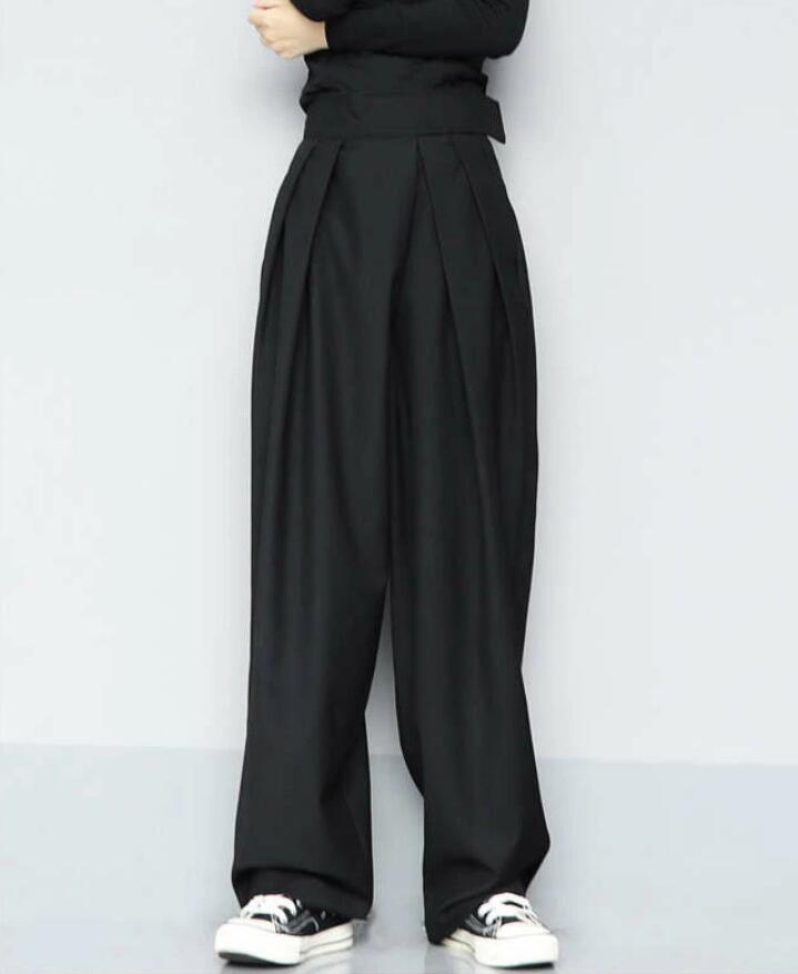 ワイドパンツ レディース 秋 冬 春 ロングパンツ スラックス