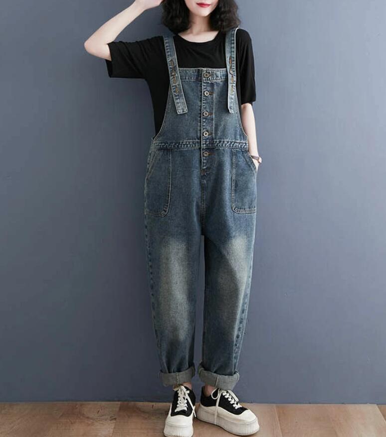 デニムサロペット サロペット レディース 秋 冬 デニムパンツ