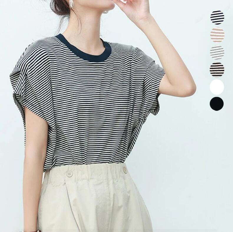 Tシャツ レディース 半袖 夏 フレア袖 カットソー カジュアル フレア