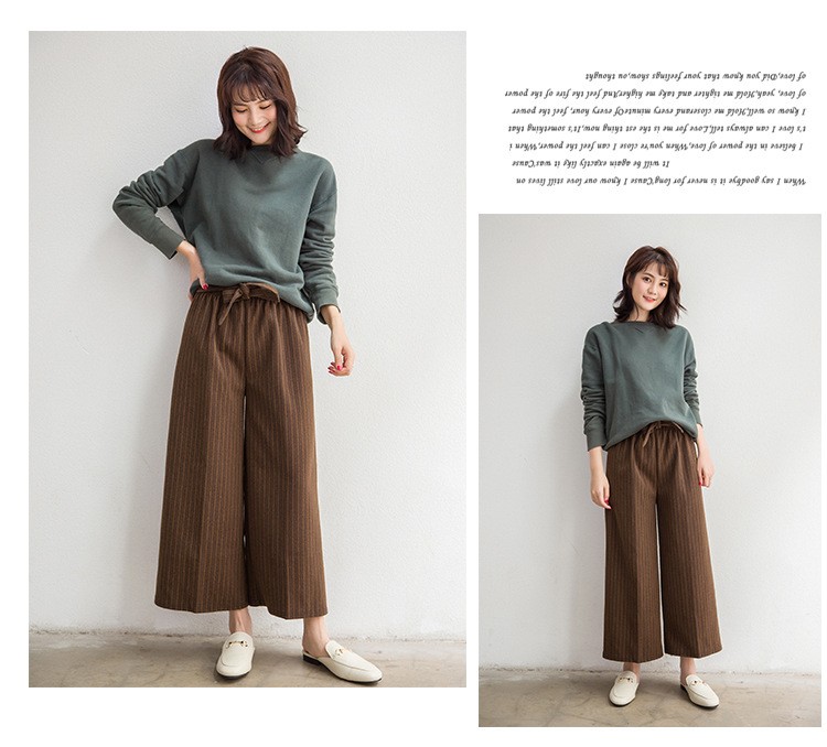 ガウチョパンツ ワイドパンツ　デミリー    新品　サイズL 貴重 kz02601.jpg