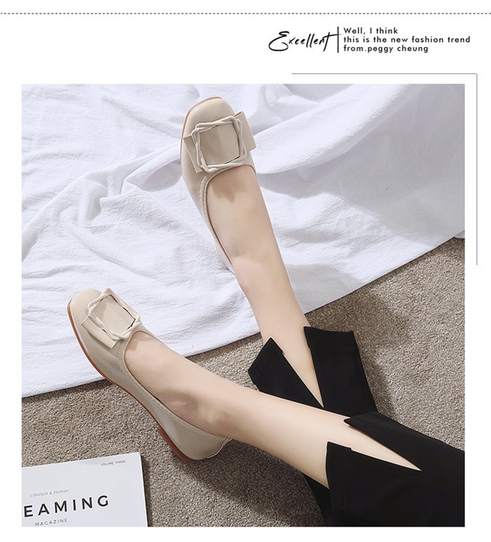 数量限定価格 24cm 38 紐なし ひもなし レザー スクエアトゥ シューズ 靴 ペタンコ ぺたんこ フラットソール ライトベージュ スリッポン パンプス ジョゼフ Joseph シンプル レディース K3143 ガーリー カジュアル かっこいい かわいい きれいめ おしゃれ 着回し