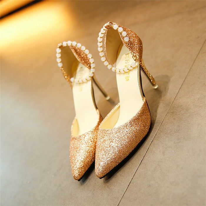 パンプス レディース 結婚式 サンダル キラキラ sandal さんだる