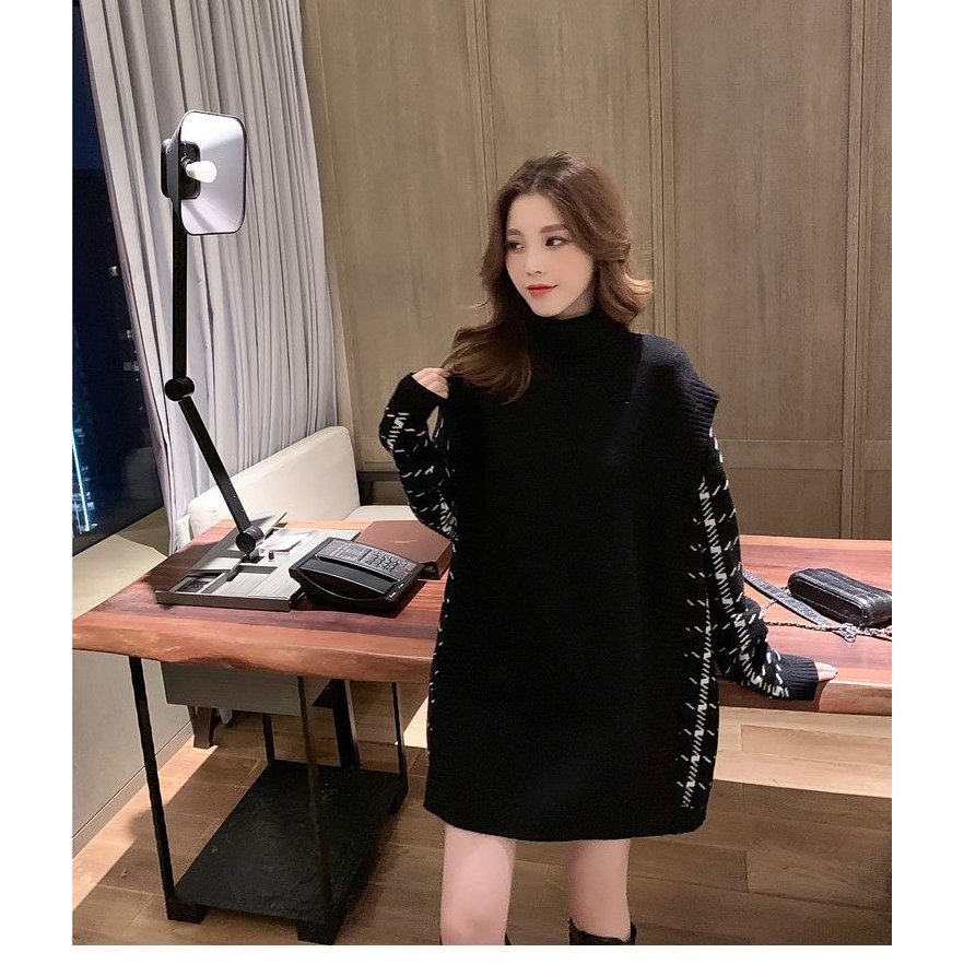 Sawa a la mode ワンピース レディース ニット バックスリット