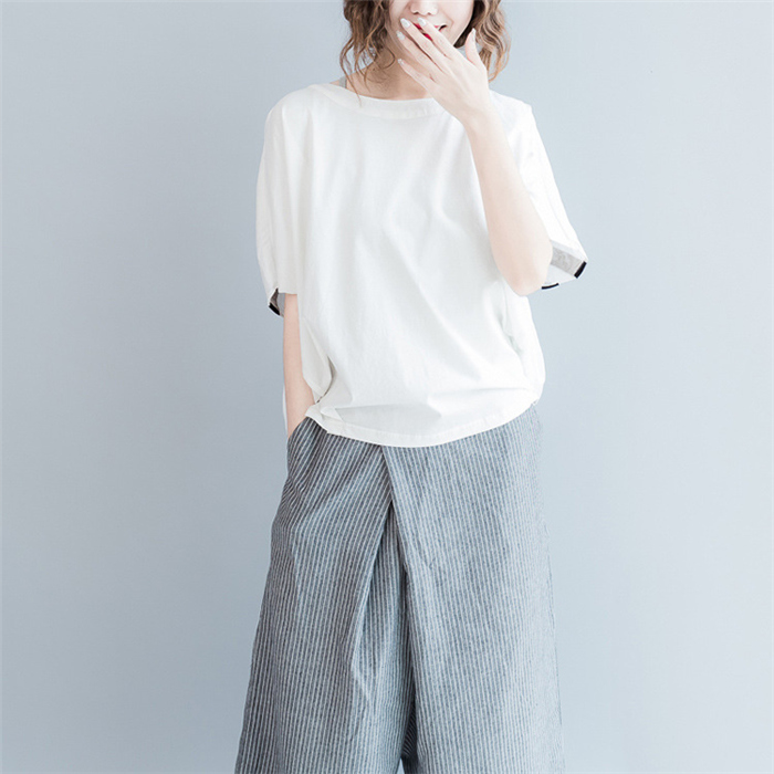 tシャツ レディース 半袖 春 夏 ブラウス ドルマンスリーブ