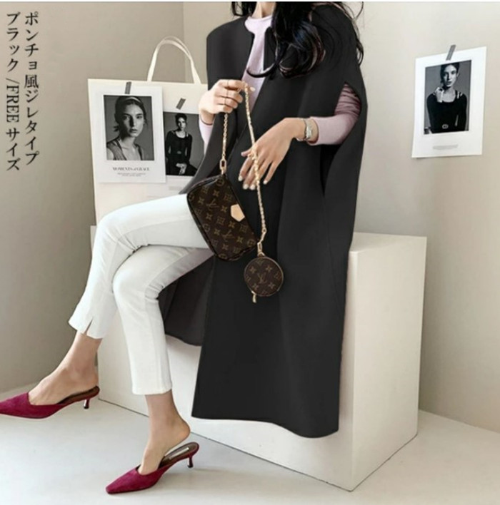 コート ロング ベスト ポンチョ ジレ レディース アウター
