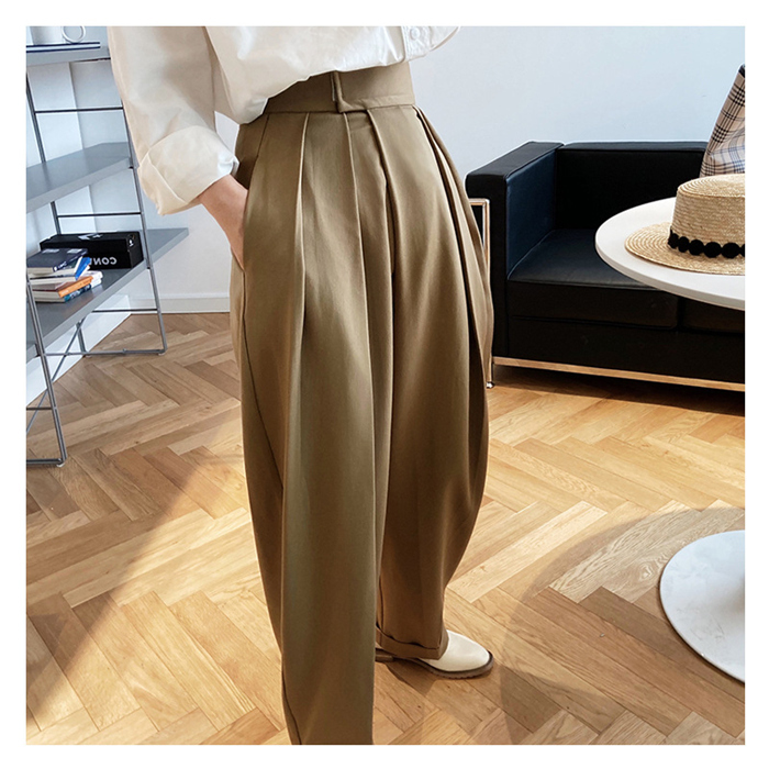 タックワイドパンツ レディース ボトムス パンツ イージーパンツ