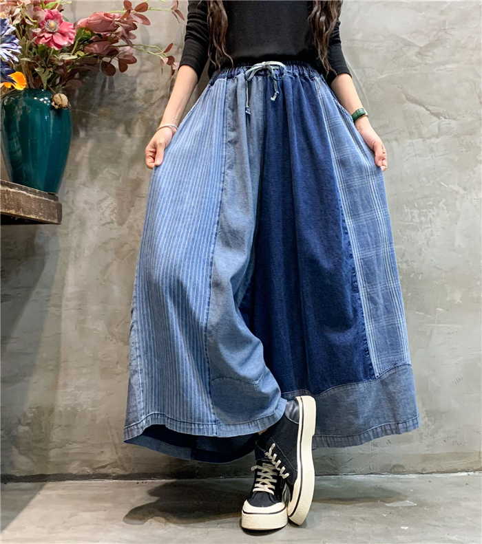 ガウチョパンツ ワイドパンツ　デミリー    新品　サイズL 貴重 tx-eb-01702.jpg