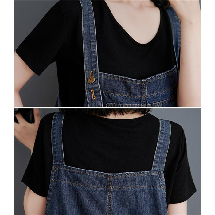 ARULLE ストラップデニムパンツ（デニムサロペット） strap denim pants | ARULLE
