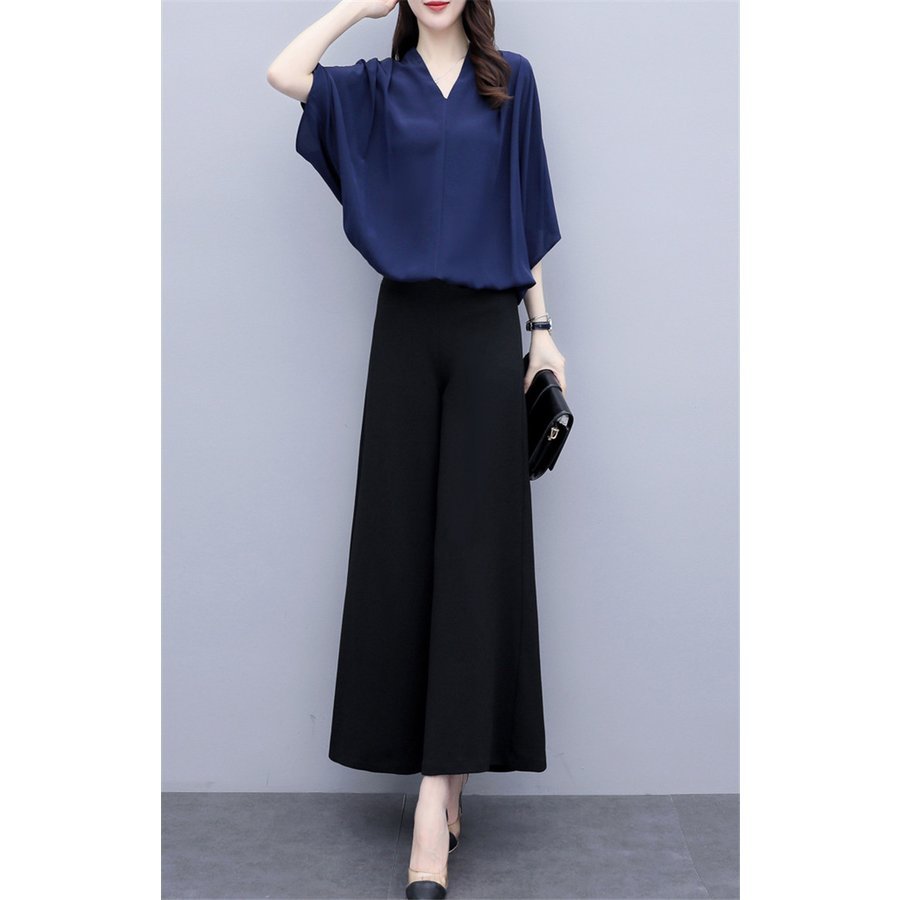 セットアップ レディース 夏 40代 20代 コーデ カジュアル 2点セット