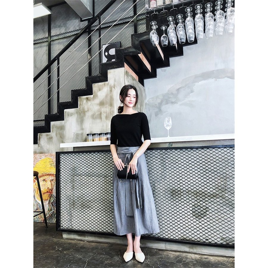 セットアップ ワンピース レディース オシャレ Tシャツ ハイウエスト