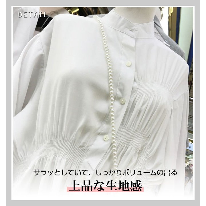 ブラウス ギャザーブラウス シャツブラウス チュニック シャツ