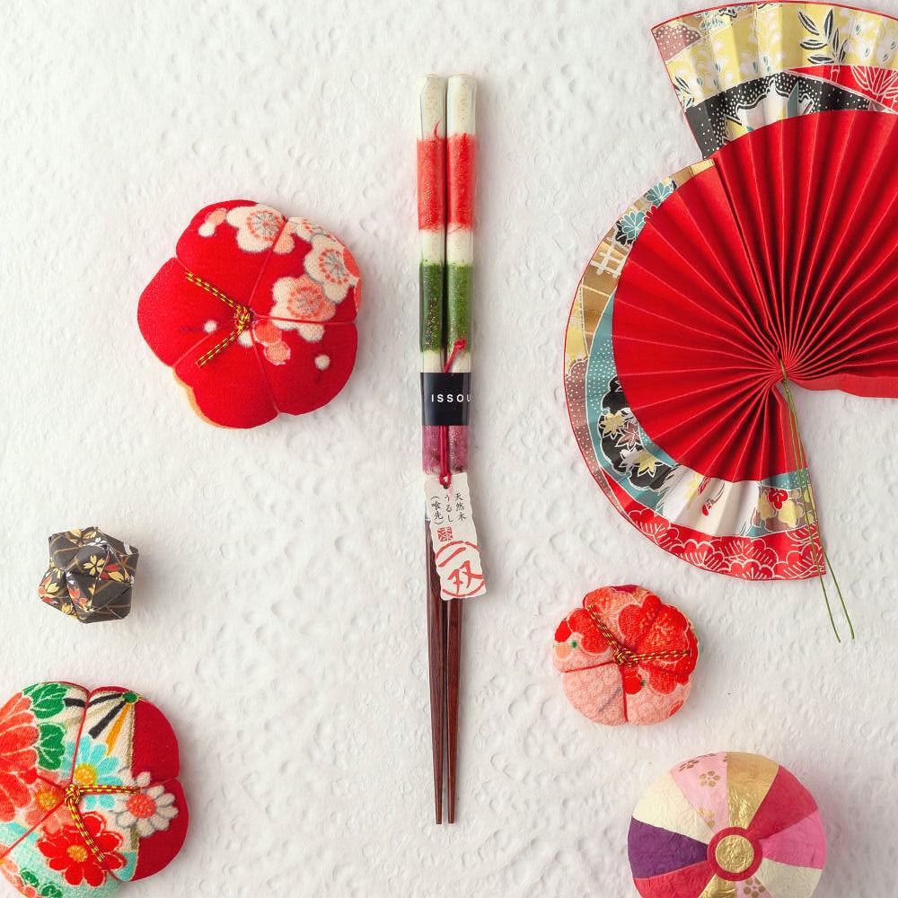 ☆夫婦箸 名入れ 【一双 遊心】 桐箱入り 二膳セット 夫婦 両親