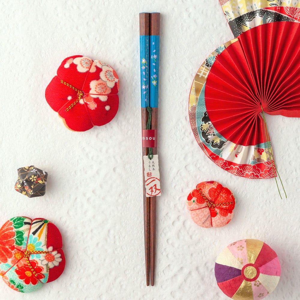 ☆夫婦箸 名入れ 【一双 祝い桜】桐箱入り 二膳セット 夫婦 両親