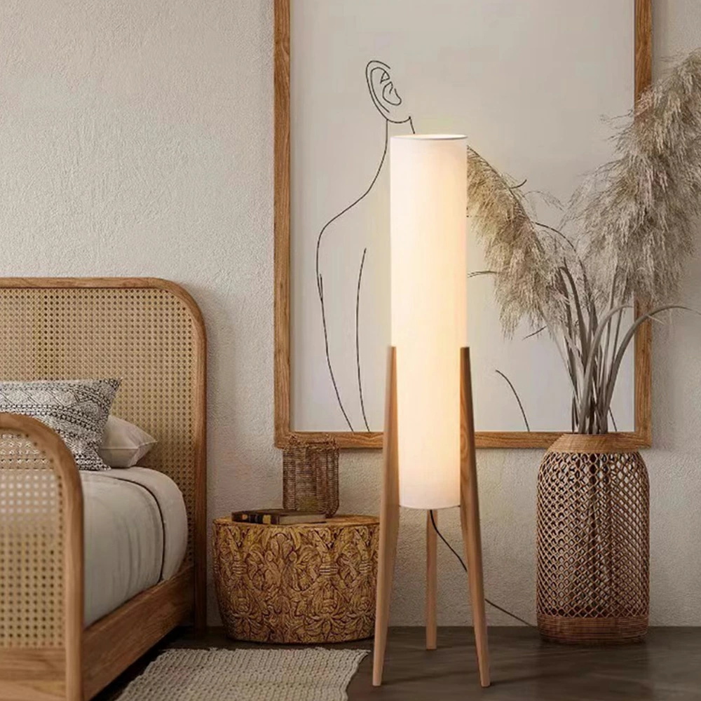 フロアランプ シェード 木 スタンドライト おしゃれ 間接照明 4畳 6畳