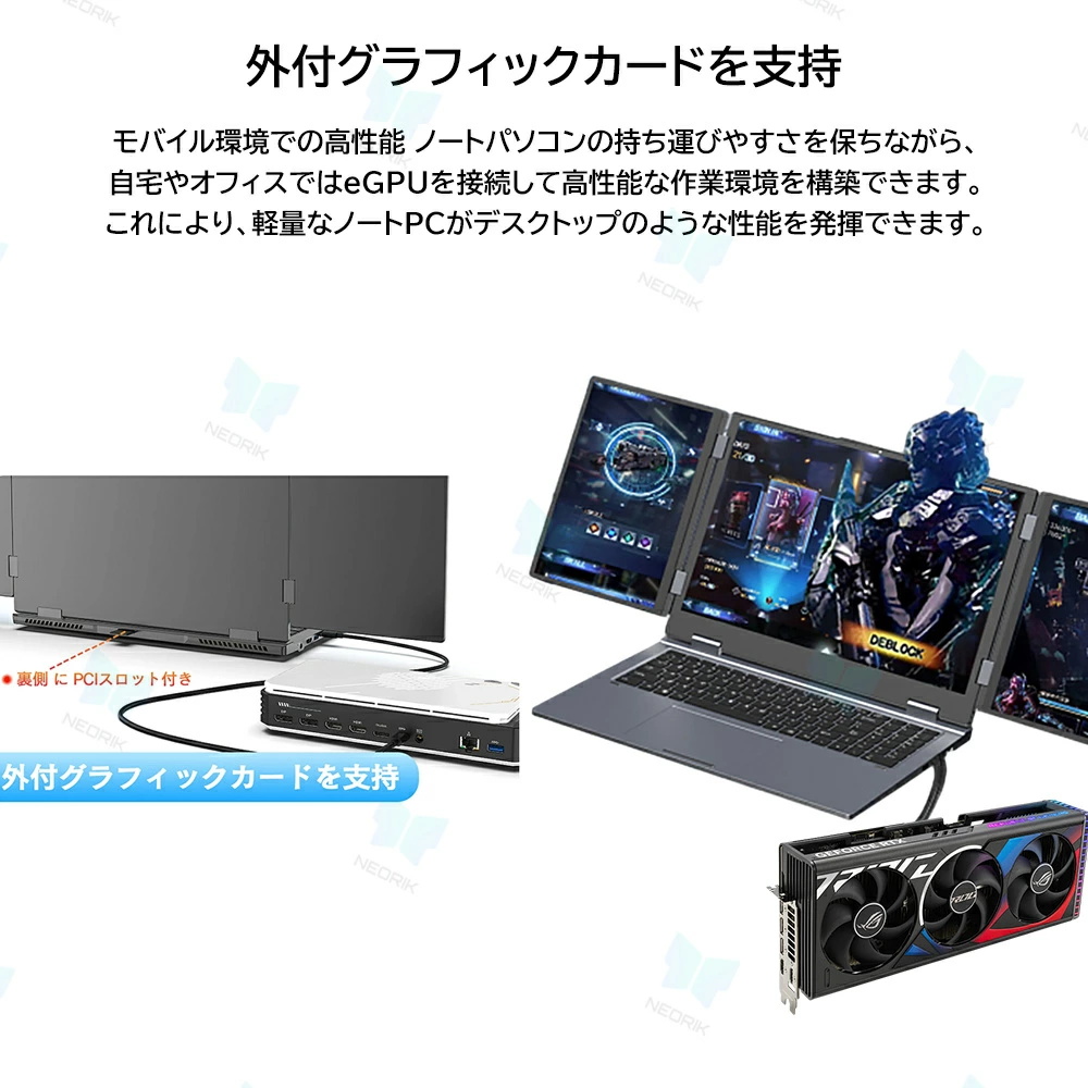 インテル（intel） ノートパソコン パソコン 3画面 モニター 顔認証