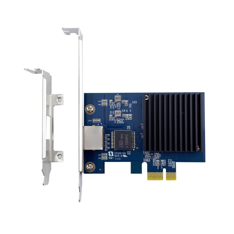 新品 10Gbps LANボード Realtek RTL8127 低発熱新チップ 10GbE 有線LANカード RTL8127搭載 PCIe 4.0 x1 RJ45対応1ポート