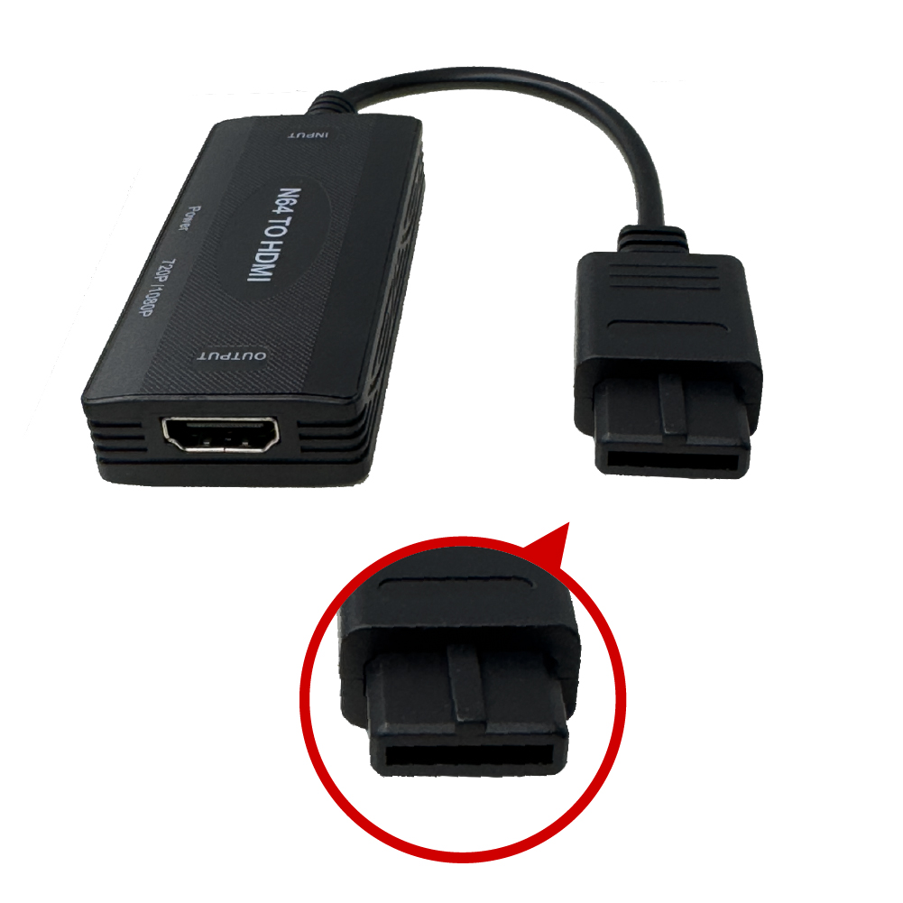 Nintendo64 HDMI出力コンバーター HY-N64 TO HDMI : NETの穴場