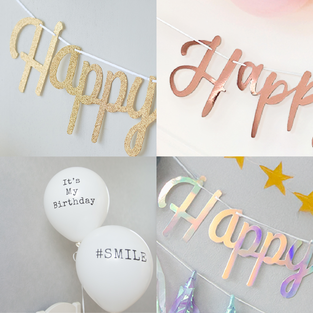 regalo お花 バルーン レターバナー 数字 ガーランド 誕生日 飾り付け