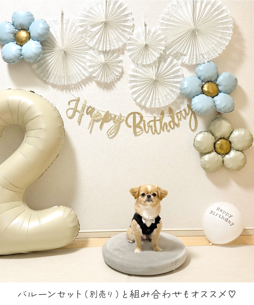regalo 誕生日 飾り付け レース ペーパーファン 6枚セット 結婚式