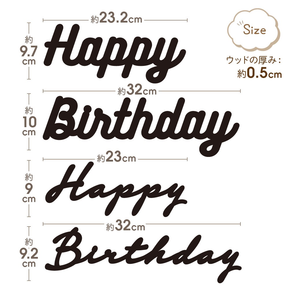 Happy Birthday 筆記 体 英語で贈る誕生日メッセージ文例