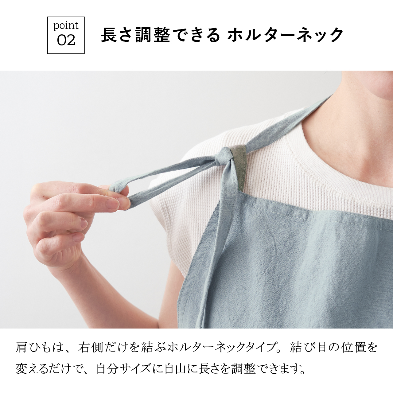 エプロン おしゃれ ポケット付き カフェ風 バイカラー 難燃性 軽量