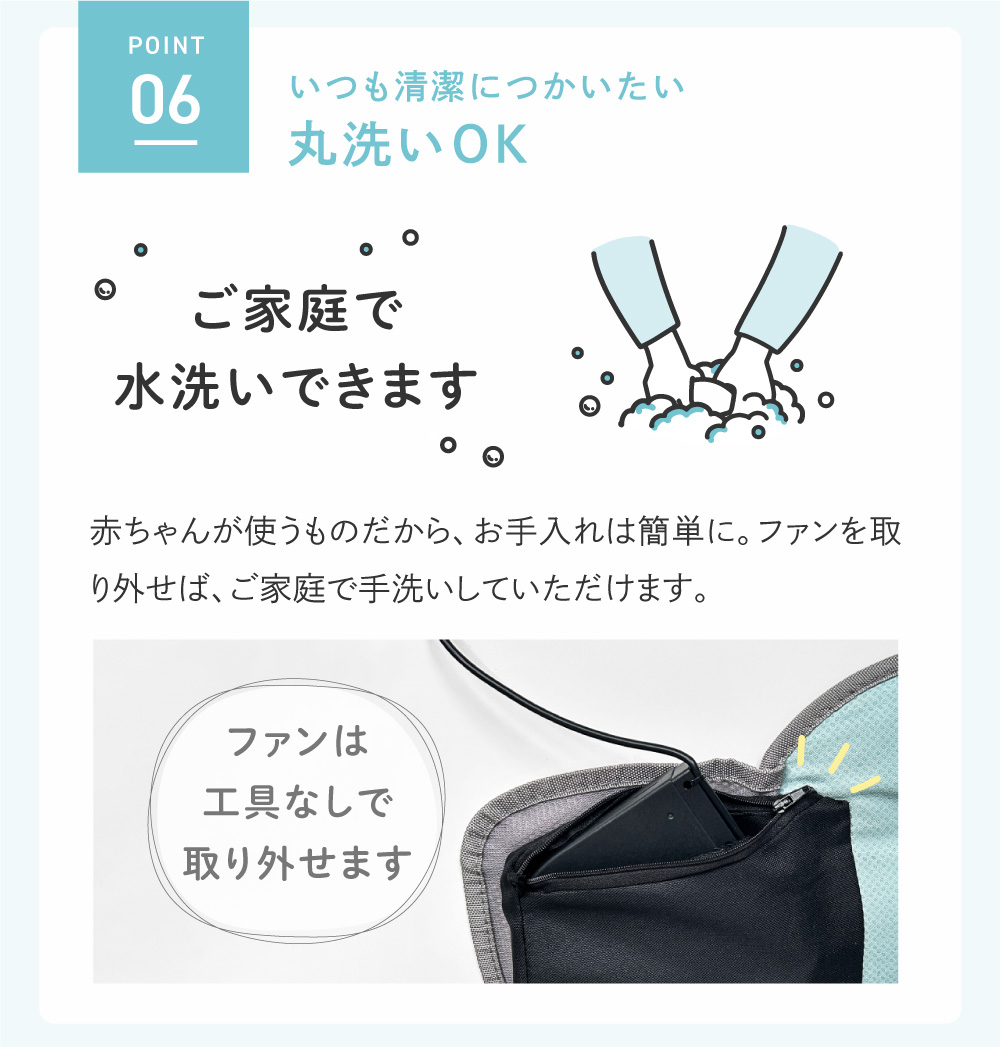 regalo ベビーカー シート ファン 扇風機 ベビーシート