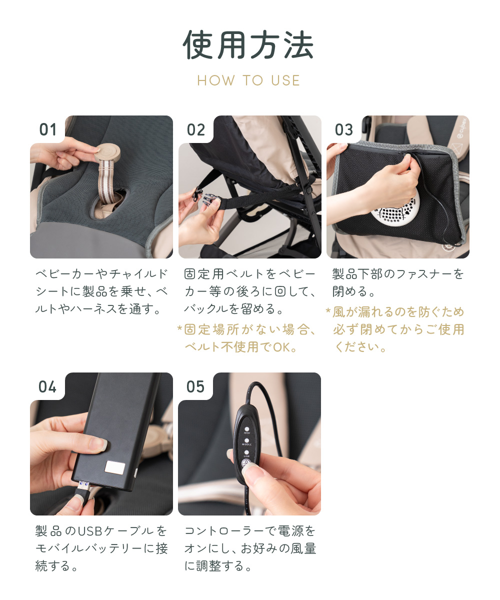 regalo ベビーカー ファンシート 保冷剤対応 ファン付き 赤ちゃん 暑さ