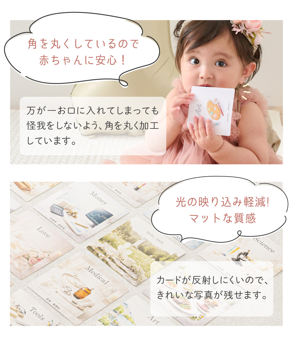 選び取りカード 14枚入 リバーシブル 1歳 ...の詳細画像4