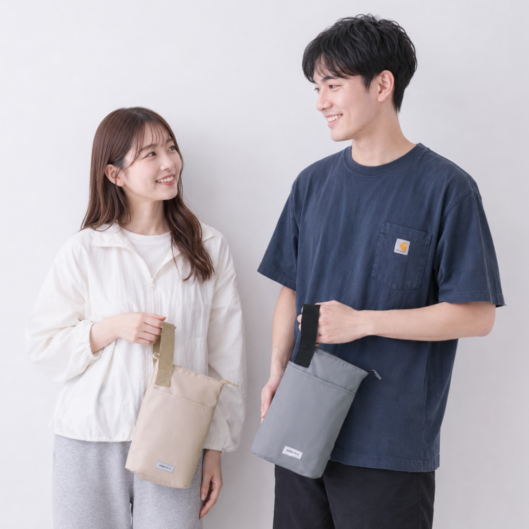 保冷ポーチ ネッククーラー ケース 夏 ドリンクホルダー 500ml ペット