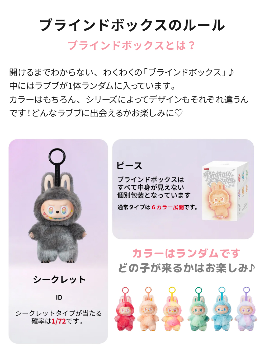 ラブブ シークレット 洋服ケース付き regalo ラブブ保護ケース ラブブ本体付き 収納ケース 透明 クリア