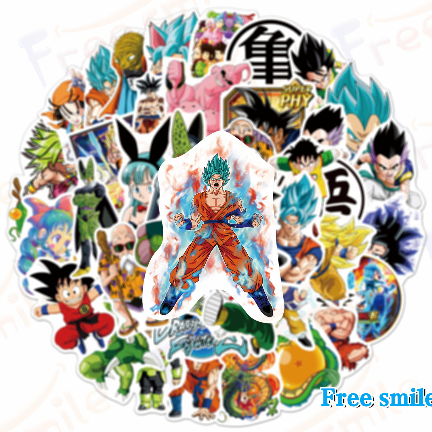 50枚 ステッカー Dragon Ball ドラゴンボール 防水 耐水 シール