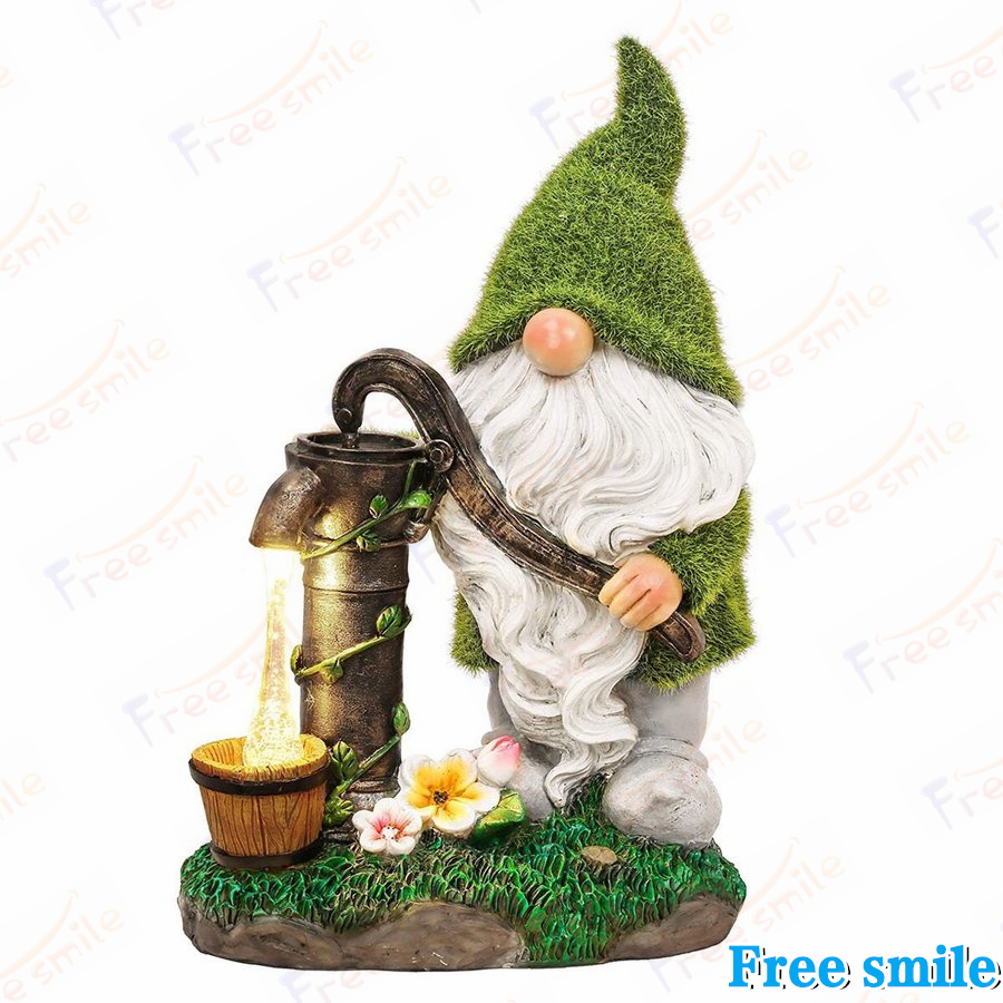 ガーデニングオブジェ ソーラーライト ガーデンオーナメント 大地の妖精　長い顎鬚 ソーラー充電式 置物 防水 芝生 玄関先 庭 ガーデン ベランダ |  | 17