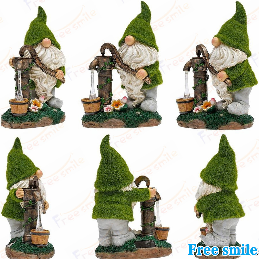 ガーデニングオブジェ ソーラーライト ガーデンオーナメント 大地の妖精　長い顎鬚 ソーラー充電式 置物 防水 芝生 玄関先 庭 ガーデン ベランダ |  | 18