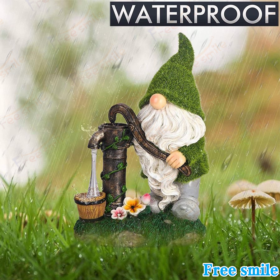 ガーデニングオブジェ ソーラーライト ガーデンオーナメント 大地の妖精　長い顎鬚 ソーラー充電式 置物 防水 芝生 玄関先 庭 ガーデン ベランダ |  | 19