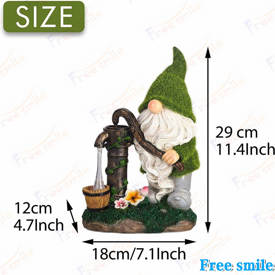 ガーデニングオブジェ ソーラーライト ガーデンオーナメント 大地の妖精　長い顎鬚 ソーラー充電式 置物 防水 芝生 玄関先 庭 ガーデン ベランダ |  | 21