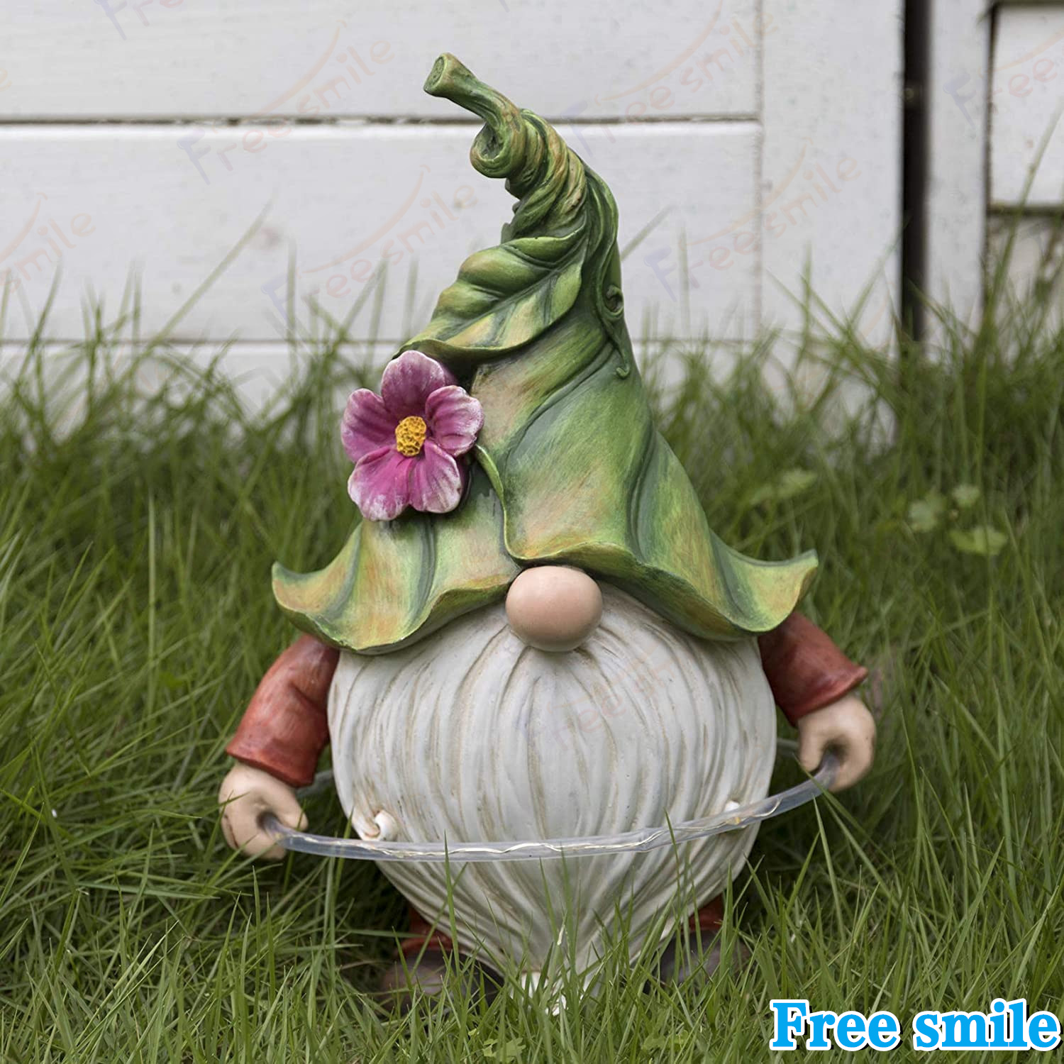 ガーデニングオブジェ ソーラーライト ガーデンオーナメント 大地の妖精　長い顎鬚 ソーラー充電式 置物 防水 芝生 玄関先 庭 ガーデン ベランダ |  | 09