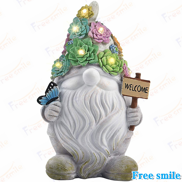 ガーデニングオブジェ ソーラーライト ガーデンオーナメント 大地の妖精　長い顎鬚 ソーラー充電式 置物 防水 芝生 玄関先 庭 ガーデン ベランダ |  | 11